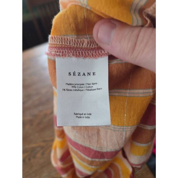 Sezane Rio multi color striped tank shirt sz 38 (US 6) - Picture 3 of 4